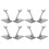 32Pièces Support Avion Plastique Gris Stable Pour Présentation Modèles 1