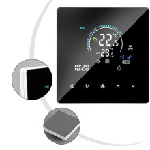 Thermostat Intelligent WiFi, Télécommande, Programmable, Chauffage et Refroidissement, Contrôleur de Température pour la Maison et le Bureau,