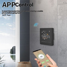 WiFi Thermostat for Underfloor Heating with Adjustable Brightness and Temperature Accuracy for Optimal Comfort 3A