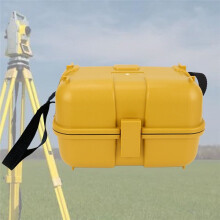 Nivellierinstrumentenkoffer, Einzelschloss, Kunststoff, Totalstation, Nivellierbox, Aufbewahrungsbox für Vermessungsgeräte, Rot