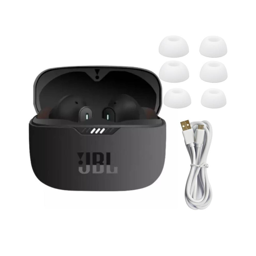 (Black) 230Nc Tune Tws In Ear Headphones Wireless Bluetooth Earplugs Noise Cancelling Black 691409464960