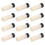 48Pièces Kit Embouts Queue Billard Métal Accessoires Pool 1