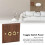 Retro Wall Light Toggle  250V Single and Double Toggle  Retro Walnut Wood Wall Mount Panel with Brass Screw 4
