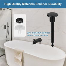 4 Set Tub Spout Diverter Repair Kit for Tub Spout Replacement,Diverter Repair Kit-Tub Faucet Repair Replacement Parts