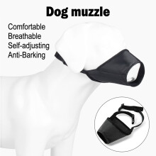 Hundegeschirr Wasserdicht Atmungsaktiv Verstellbar für Kleine Mittlere Große Hunde Schwarz