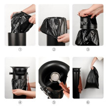 50 Pcs Large Garbage Bags for Espresso Knock Box - Heavy Duty Liners for Commercial Floor Standing Coffee Dump Bins