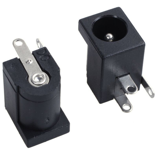 225 Pcs  Power Jack Socket 2.1mm x 5.5mm -Type PCB Mount -005 2