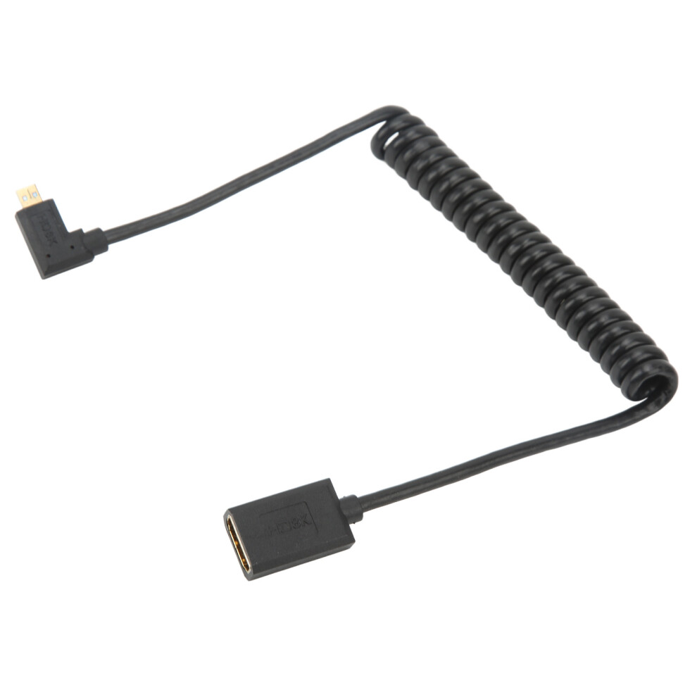 8K60hz Micro Hdmi To Hdmi Female Cable 90 Degree 7340572842541