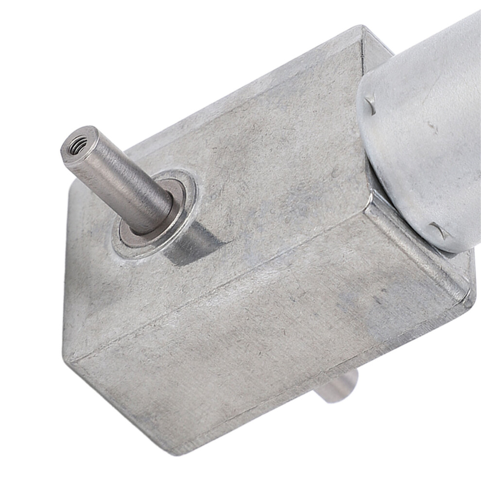 40RPM DC24V Worm Gear Motor Dual Shaft