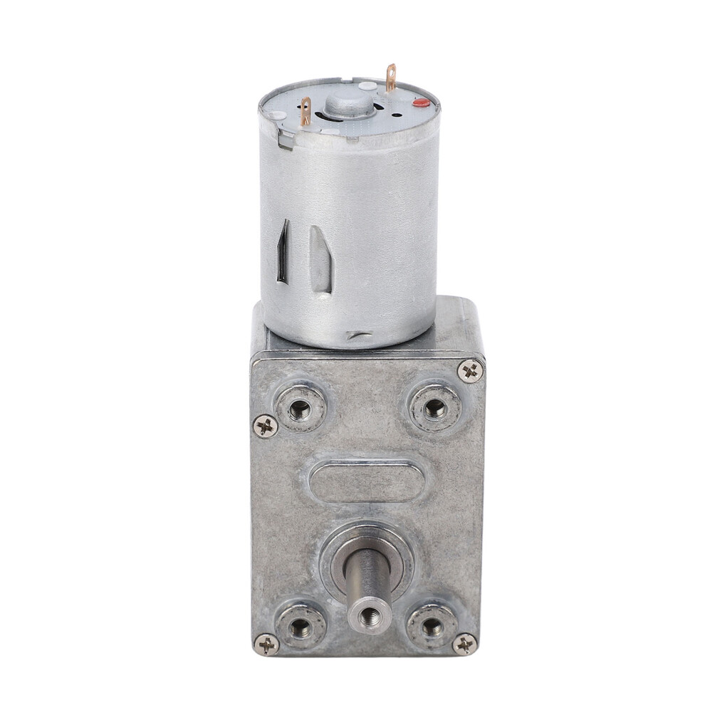 DC24V Geared Motor 40RPM Dual Shaft Worm