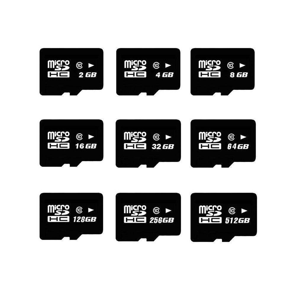 (, 512Mb) 64Gb 32Gb 16Gb 8Gb 4Gb 1Gb 2Gb 128Gb Memory Cards Micro Sd Usb Flash Card Black 697044459187