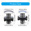 Sink Plug Hole Cover Replacement Washbasin-bright silver L 5