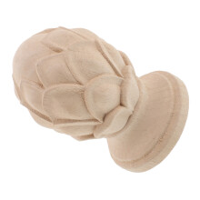 Chapiteaux En Bois Brut Beige Pour Lampe Clôture De Jardin