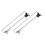 6Pièces Supports Métalliques Rétractables Pour Organisation Dressing 1