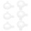 18Pcs Plastic Ice Cream Machine Nozzle Set White for Easy Assembly 1