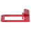 Supporto per servo RC 1/10 4-Link Low-Center alluminio rosso 14