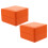 10Pcs PU Watch Gift Box Orange Single Watch Storage 1
