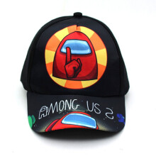 (Style1) Among Us Children Baseball Cap Kids Letter Print Adjustable Snapback Hats