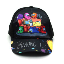 (Style4) Among Us Children Baseball Cap Kids Letter Print Adjustable Snapback Hats
