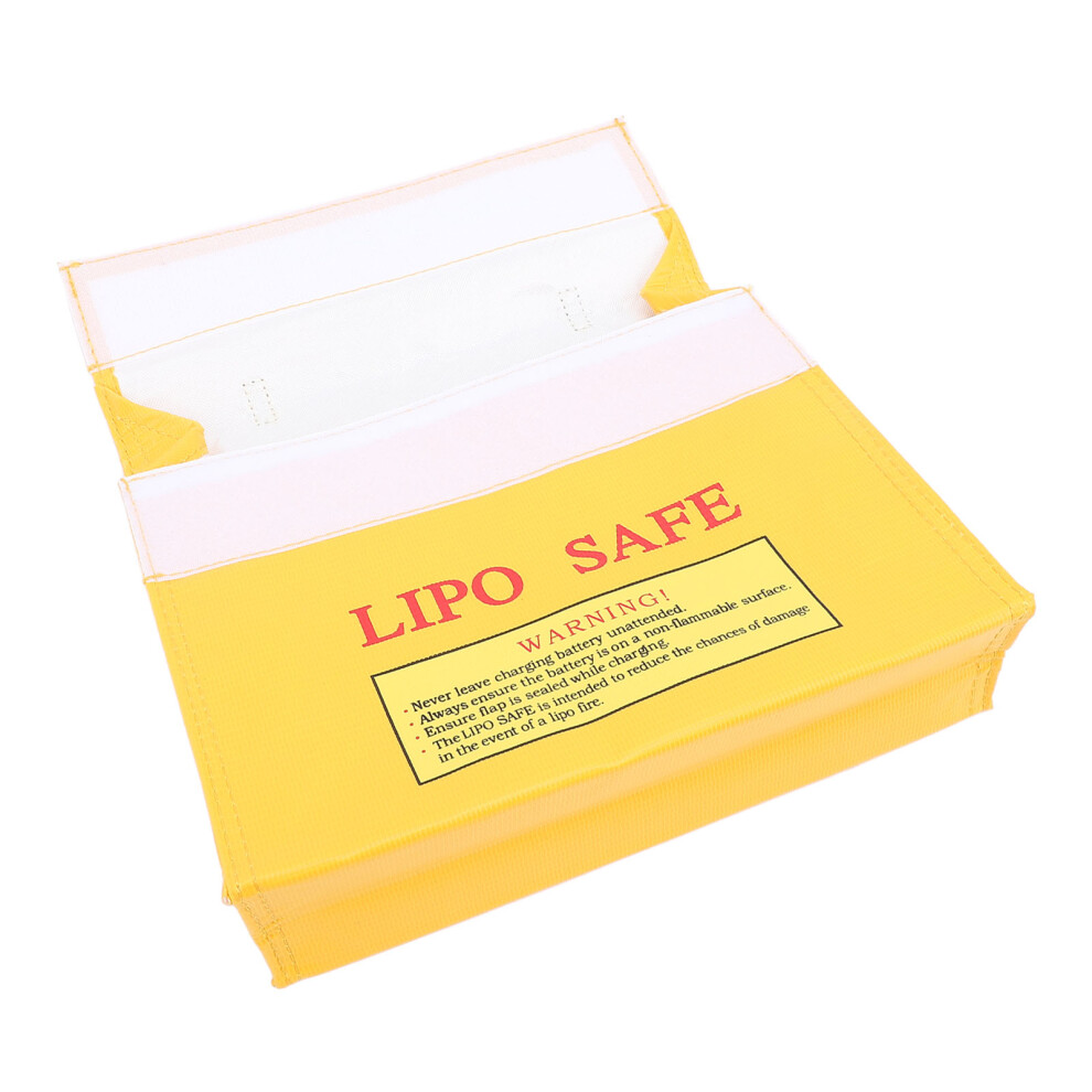 Fireproof Fiberglass Lipo Safe Bag, Explosionproof, Loop Closure 8421385452833