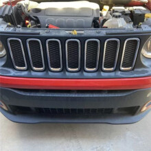 7 Pcs Front Grille Centre Mesh Bright Rims for Renegade 2015-2018 735599127 5XB16SZ0AA 735665564 Modification