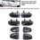 8pcs Front Rear Left Right Outside Door Handle Inside Door Handle for  Accent 1.5L 1.6L 2000-2006 Chrome 8