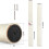 2 Peças M8 Poste de Arranhador para Gatos, Poste de Substituição para Árvore de Gato de Sisal de 15,7 X 3,1 Polegadas com Parafusos 7