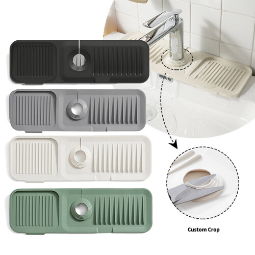 Anti Slip Kitchen Counter Mats Thickened-Transparent color 1