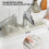 Anti Slip Kitchen Counter Mats Thickened-Transparent color 4
