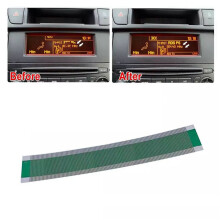 2X Car Multi Info LCD Display Pixel Repair Foil Flat LCD Connector Dashboard Repair for 307/407/408