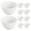 30Pièces Bols Silicone Blancs Flexibles Pour Masques DIY 1
