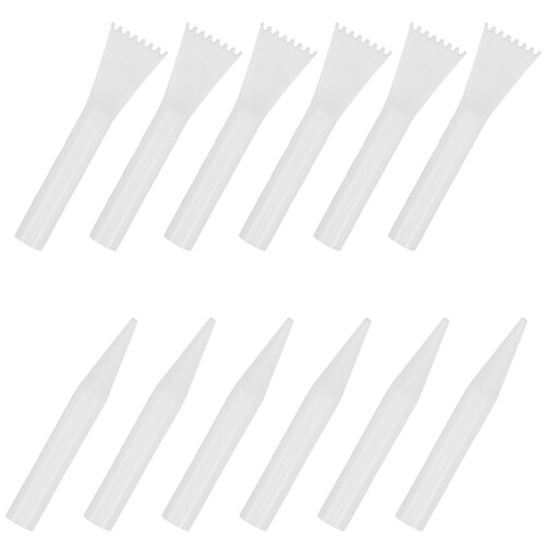 120Ensembles Racleurs PP Outils Texture Peinture Huile