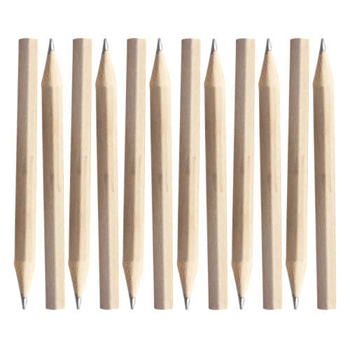 800Pièces Crayons Mini Bois Khaki Pour Enfants École