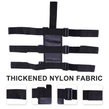Bande Extincteur Nylon Noire Robuste Usage Polyvalent