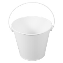 3Pièces Seaux En Métal Blancs Large Pour Cuisine Barbecue