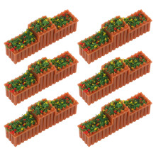6Pièces Mini Pot Succulentes Artificielles Réalistes Décor