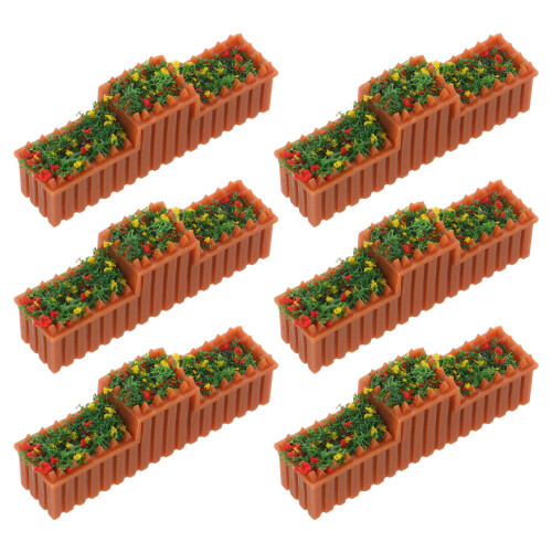 6Pièces Mini Pot Succulentes Artificielles Réalistes Décor
