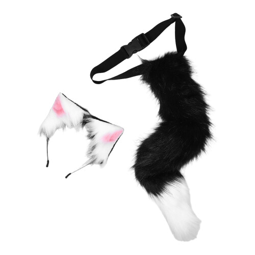 4Ensembles Ensemble Cosplay Chat Oreilles Pour Soirée