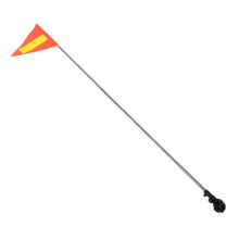 2Pièces Drapeaux Triangle Réflecteurs Orange Pour Fauteuils Poussettes