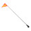 2Pièces Drapeaux Triangle Réflecteurs Orange Pour Fauteuils Poussettes 1