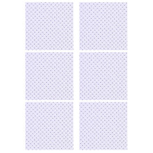 6Pièces Toile De Couture Aida Blanche En Coton Pour Broderie DIY