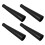 12Pièces Replacement Cup Tee Baseball Noir Pour Entraînement Batteur 1