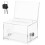 4Pcs Transparent Acrylic Donation & Suggestion Box Lock 1