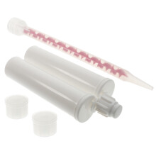 16Sets White Reusable Caulking Tubes Plastic Universal Sealant Storage