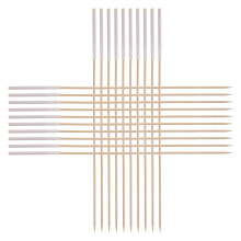 40Pcs Beige Bamboo Sticks Floral Arranging Kit for DIY Flower Crafts