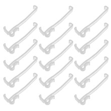 60Pcs Transparent Blind Clips Plastic Valance Clamps for Window Blinds
