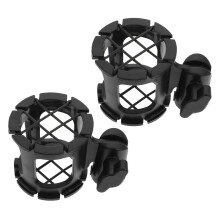 10Pièces Support Micro Antivibration Noir Clip Pour Streaming Podcast