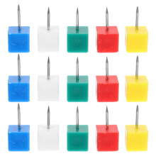 200Pcs Small Head Plastic Push Pins for Map Marking and Office Use