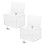 2Pcs Multi-Purpose Clear Acrylic Donation and Feedback Boxes with Slot 1