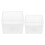 8Pcs Mini Plastic Fish Tank Clear Rimless Betta Aquarium for Desktop 1